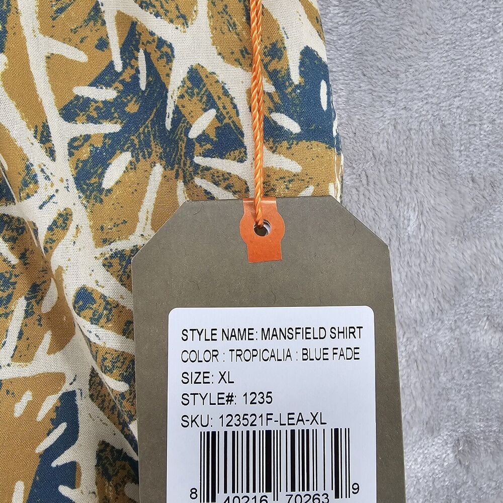 Howler Bros Mens Xl Mansfield‎ Shirt Hawaiian Button Up Short Sleeve NEW - Picture 3 of 6